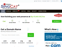 Tablet Screenshot of domain.singcat.com